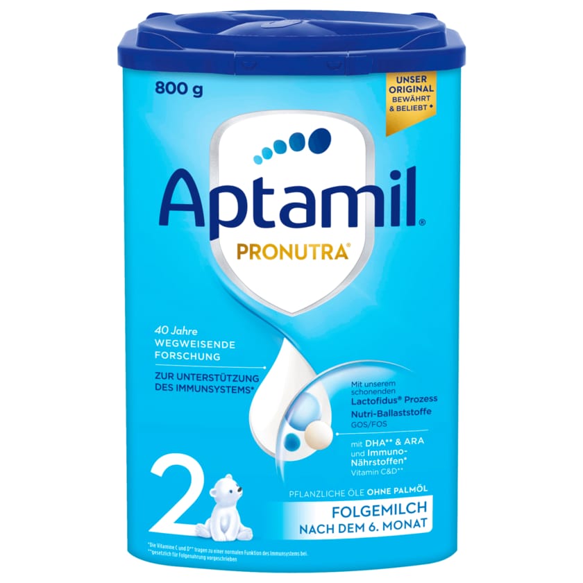 Aptamil Pronutra 2 Folgemilch nach dem 6. Monat 800g